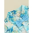 thumbnail image 6 of Aojekbee Toddler Boys Summer Shorts Sets Short Sleeve Tropical Tree Print Shirt and Drawstring Shorts Sets, 6 of 10