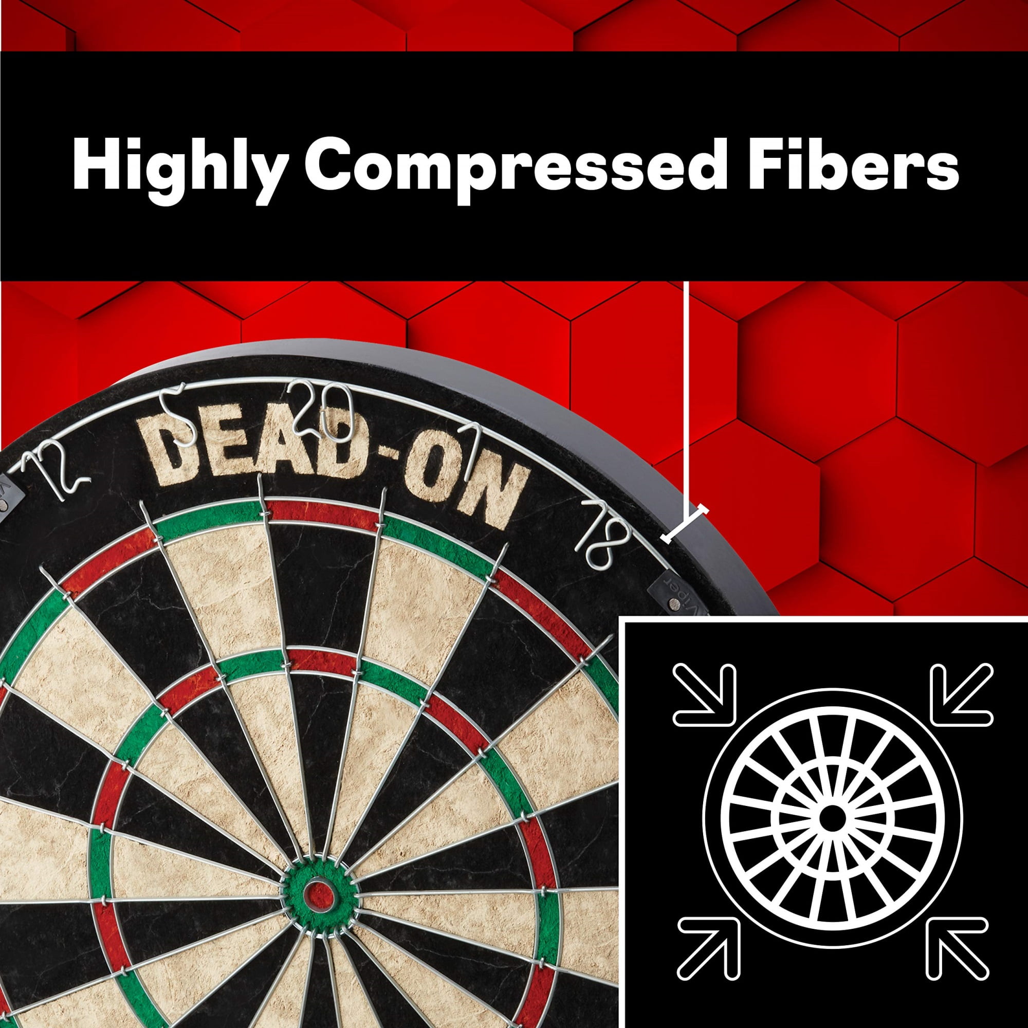 Viper Dead-On Bristle Dartboard