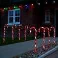 thumbnail image 4 of Luces festivas - Juego de 4 - Decoraciones de bastones de caramelo iluminados - Funciona con electricidad Adepaton LN-0779, 4 of 6