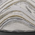 thumbnail image 3 of SAFAVIEH Prestige Rionach Abstract Area Rug, Ivory/Gray, 6'7" x 6'7" Round, 3 of 7