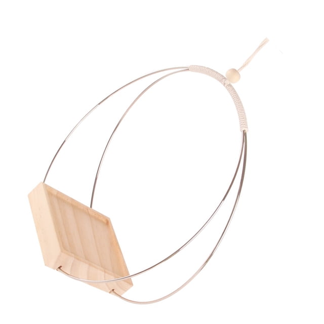 Macetas colgantes Cateissary de macramé para decoración Jardín y Patio Chapado en plata
