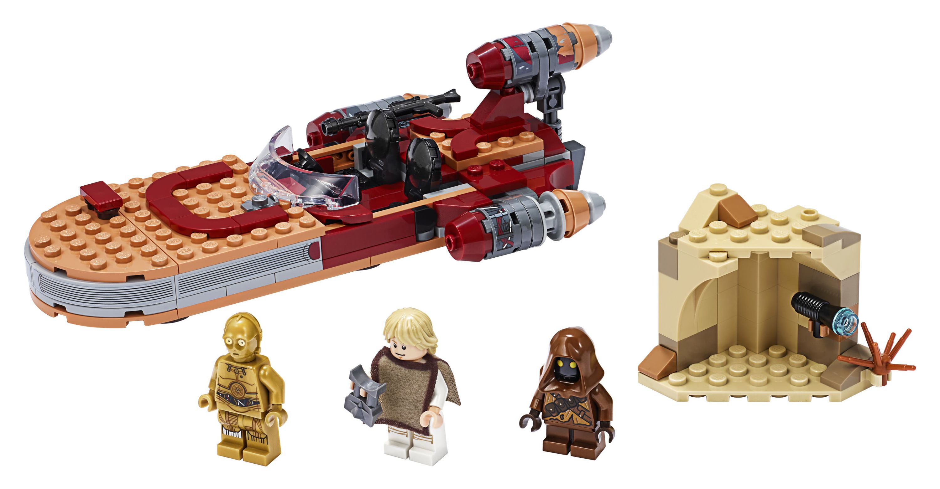 LEGO Star Wars: A New Hope Luke Skywalker’s Landspeeder 75271 Building Kit, Collectible Set (236 Pieces) - image 3 of 5