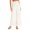 White, variant on AILIYIL Versatile Pants Womens Casual Wide Leg Dress Pants High Waist Tailored Button Down Trousers With Pockets (White,M)