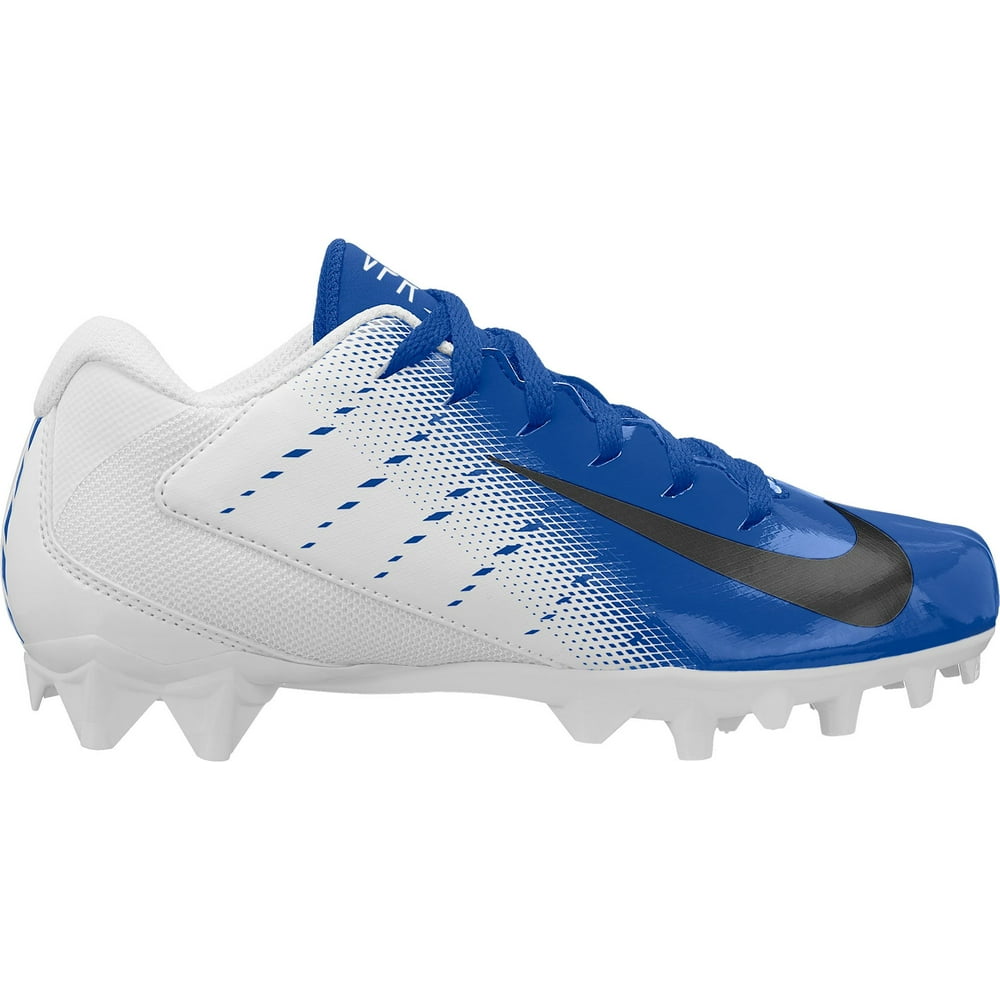 Nike - Nike Kids' Vapor Varsity 3 Football Cleats White/Blue 2.5 - Walmart.com - Walmart.com