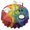 Colorful Tie Dye-1, variant on Colorful Tie Dye Star Mandala Pattern Round Tablecloth 60"x60",Wrinkle Wipeable Table Cloth for Kitchen Dining Room Picnic Patio Party