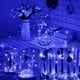 thumbnail image 5 of Cadena de luces LED 3M 30LED Alambre Micro luces de hadas Decoración navideña Cadena de luces AA Funciona con pilas para fiesta, jardín, Navidad, decoración del día de San Valentín, boda (azul) brillar Electrónica, 5 of 5