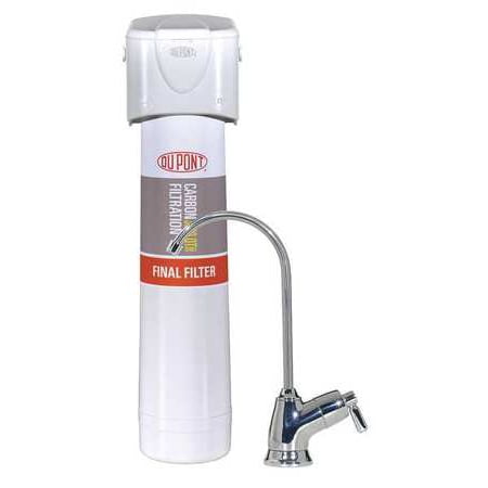 DuPont QuickTwist 1 Stage Drinking Water Filtration System; Undersink 3000 Series Carbon Block Final Filtration System w/ Faucet & (Best Kitchen Water Filtration System)