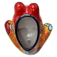 thumbnail image 5 of Talavera Frog Planter Mexican Pottery Folk Art Multicolor Animal Pot Vase Indoor Hand Painted Outdoor Handmade Home Decor 10.5" (Multi 13), 5 of 6