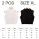 thumbnail image 2 of Señoras De Encaje De Cuello Alto Cuello Falso Media Blusa Cuello Elegante Sin Mangas Jersey Ropa Interior Cuello Falso, 2 of 6