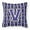 Purple & White, variant on Carolines Treasures CJ1068-VPW1414 Letter V Football Purple & White Fabric Decorative Pillow