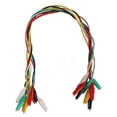 thumbnail image 2 of Electrical Testing Wire, Clip Test Wire Double Ended 10pcs Easy Installation Stable Conductivity PVC Insulation  For Circuit Connection, 2 of 8