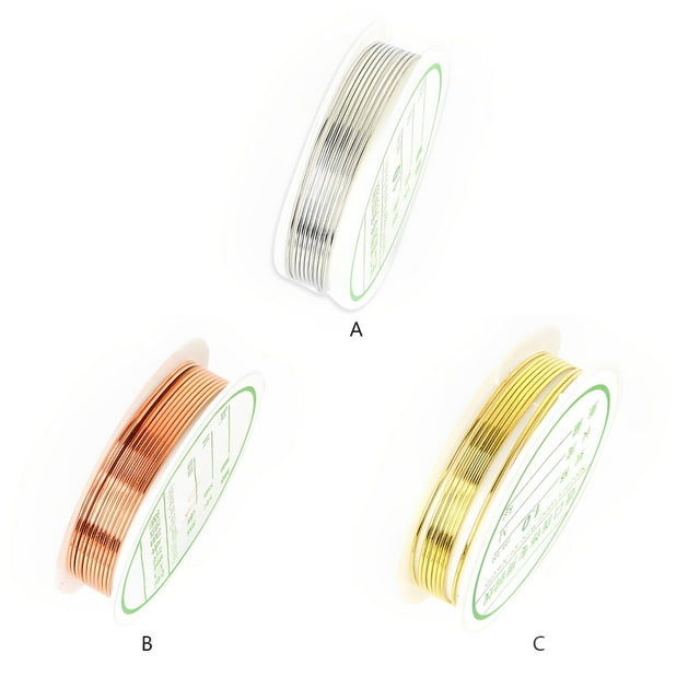 Roll Beads Self-Assembly Making Wire For Crafts Stretch Jewelry 1.5m Length Rope Cord String Bracelet Necklace Accessories Gold