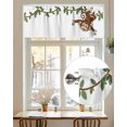 thumbnail image 7 of Monkey Animal Valances for Windows Vine Monkeys Cartoon Decoration Valance Rod Pocket Light Filtering Short Window Treatments Curtains for Kitchen Bathroom Living Room Bedroom, 1 Panel, 42 x 12 Inch, 7 of 7