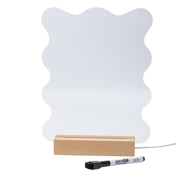 Pen+Gear 8x10 Wavy Acrylic LED Light Up Board