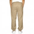 thumbnail image 6 of CYRBOKO Boys Joggers, Breathable Elastic Waist Casual Spring Athletic Pants Khaki Size 5-6 T, 6 of 6