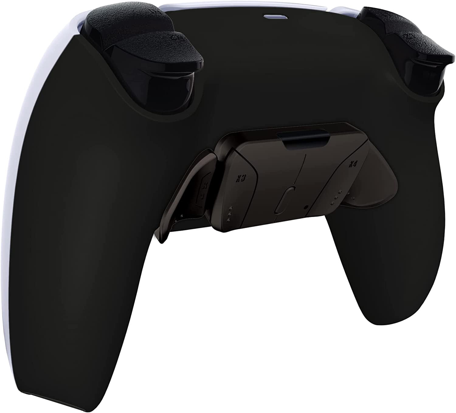 eXtremeRate Black RISE4 Remap Kit Upgrade Board & Redesigned Back Shell & 4 Back Buttons for ps5 Controller BDM-030/040