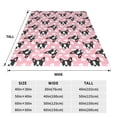 thumbnail image 3 of Pofeuu French Bulldog Print Ultra-Soft Micro Fleece Blanket,for Bed Or Sofa,All Season Throw Blankets Flannel Blanket-80"x60", 3 of 7