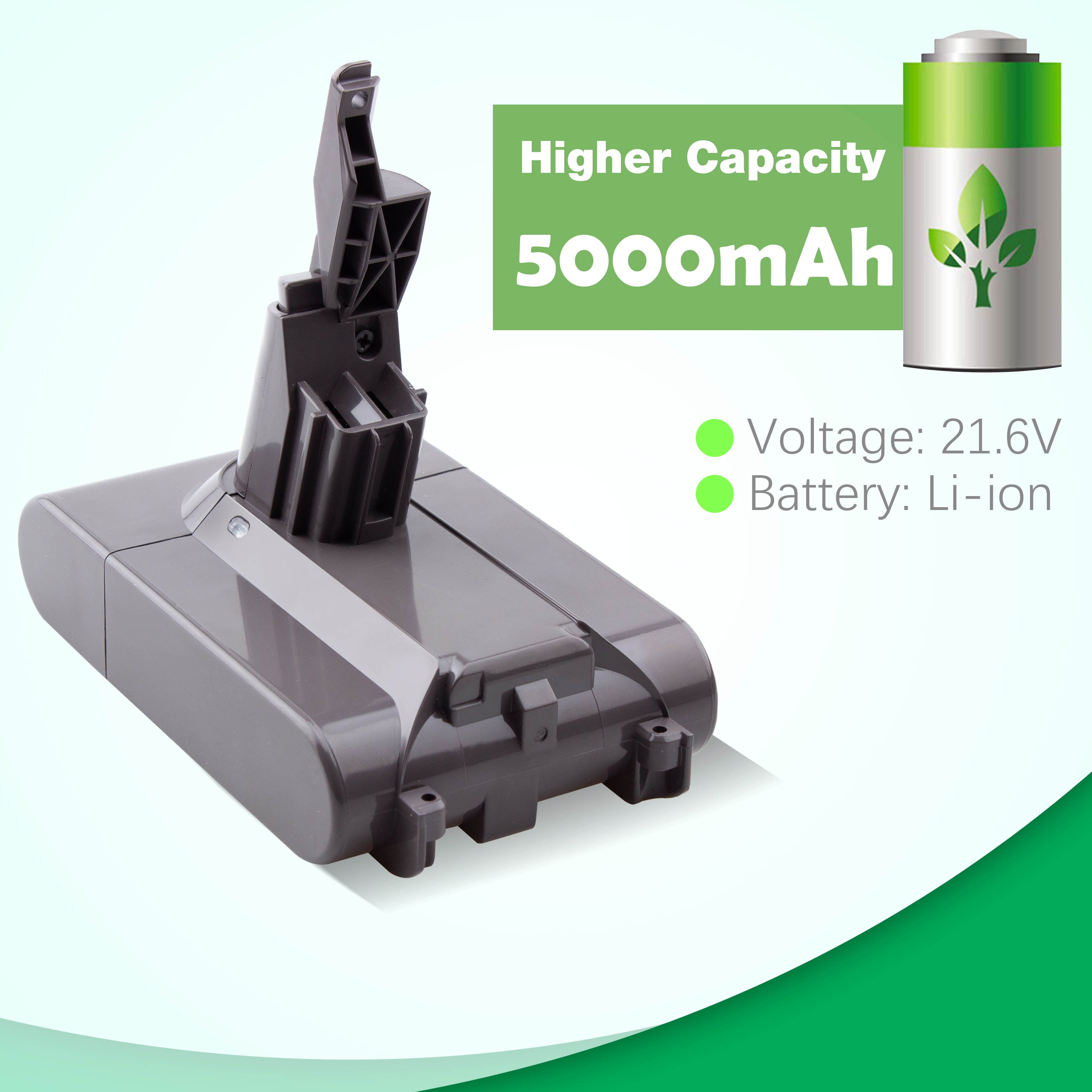 V7 Batterie 6000mAh SV11 Batterie de Rechange pour aspirateur Dyson V7  Animal V7 Tigger V7 Absolute V7 Motorhead Pro V7 Fluffy V7 Mattress, V7