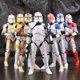 thumbnail image 2 of Star Wars 104th 212th 442nd 332nd 501st 6 "figura de acción ARC ARF Trooper Shock Asohka Commander Fase 2 Episodio II juguetes clon, 2 of 4