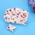 thumbnail image 4 of Sofá doble para muñecas, accesorios para casas de muñecas, patrón de flores, sofá doble para casa de muñecas, mini sofá construido para precisión, 4 of 8