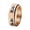 Rose Gold, variant on Men's Stainless Steel Chinese Zodiac Dragon Enamel Ring Anxiety Relieves Strees Ring Gold Size 12