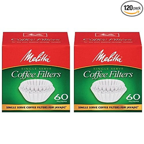 Melitta JavaJig Replacement Filters, 60 Count, 2 Pack
