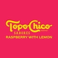 thumbnail image 4 of Topo Chico Sabores Raspberry with Lemon Flavored Sparkling Water Cans, 12 fl oz, 16 Pack, 4 of 6