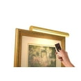 thumbnail image 2 of Concept Lighting 301L Cordless LED Remote Control Picture Light, 18", Polished Brass with silver undertones, 2 of 5