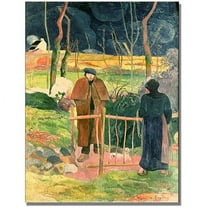 Trademark Fine Art "Bonjour, Monsieur Gauguin" Canvas Art by Paul Gauguin