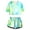 A-Green16, variant on Toddler Girls Outfits Sets Summer Tie Dye Print Tshirts And Shorts Set Pockets Teens Girls Sports Suits 2 Piece Tracksuits, 11-12 Years