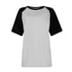 thumbnail image 5 of Fiudx Camisetas para Mujer Camiseta Informal de Manga Corta con Cuello Redondo a La Moda para Mujer, 5 of 5