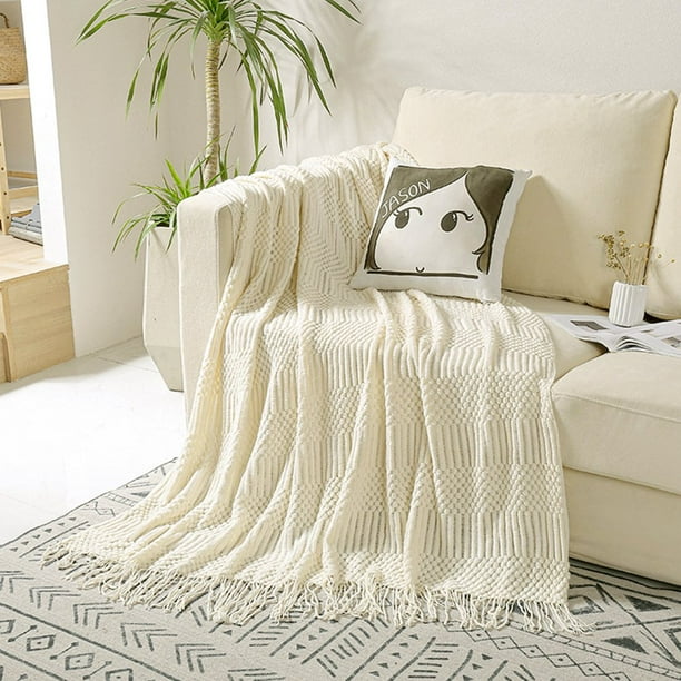 Generic 50 X 60 Inch Soft Cozy Acrylic Fabric Throw Blanket