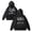 Black, variant on Peso Pluma Merch 2026 Tour Hoodie Vintage Washed Dirtyfit Fashion Winter Sweatshirts Top