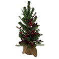 thumbnail image 1 of Kurt S. Adler TR0607 Arbre de Baies Rouges et Pommeaux de Pin 24 Po., 1 of 5