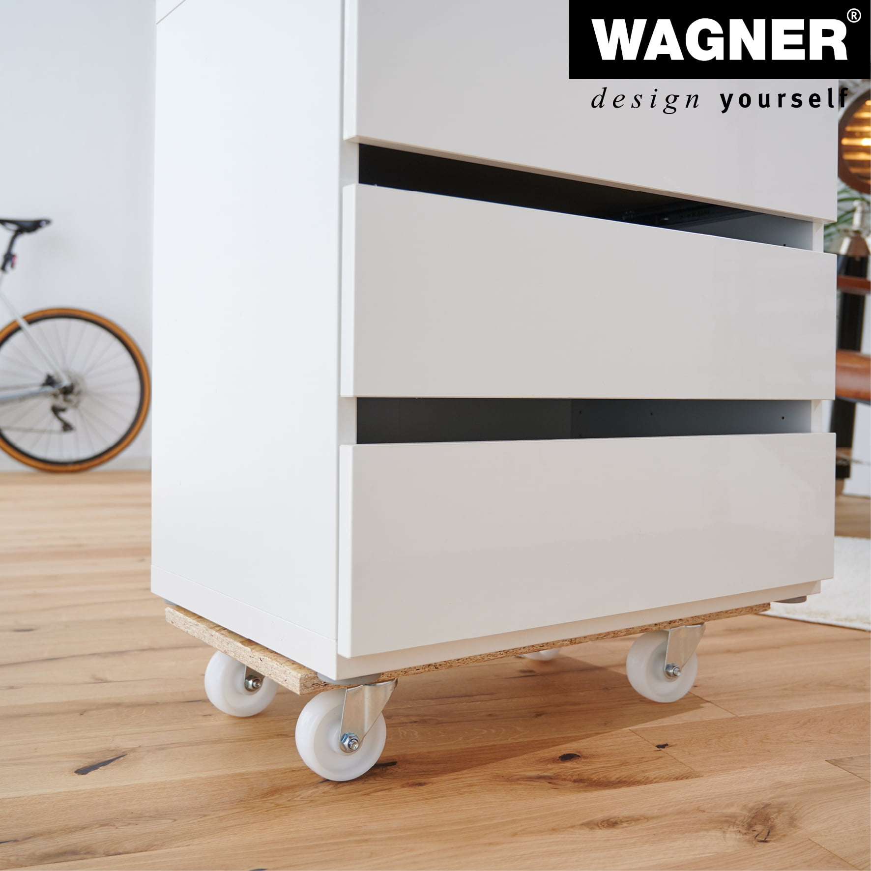 WAGNER design yourself 64-1141 Furniture Moving Dolly 550 lb. capacity, 23'L x 12'W