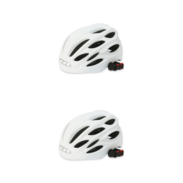 Casco de ciclismo ajustable Eigraketly ligero a prueba de golpes duradero cómodo impermeable blanco L