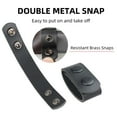 thumbnail image 4 of 2Pcs/4Pcs Double Snap Belt Keeper LeatherBelt Keeper Loop Belt Buckle For 2-2.25inchFixed Accessories, 4 of 9