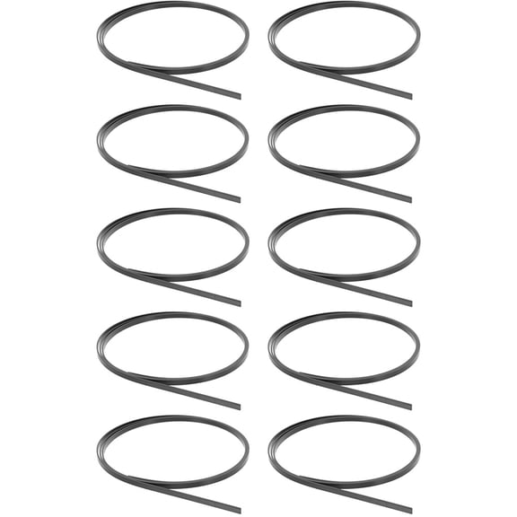 BESTYASH 10Pcs Guitar Inlay Strips Body ABS Black Edge Protection for Repairs