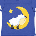 thumbnail image 4 of Inktastic Cute Sheep, Sleeping Sheep, Moon, Stars, Sleepy Boys or Girls Toddler T-Shirt, 4 of 5