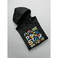 thumbnail image 3 of Future Rock Star On Tour. Hoodie Men -Image by Shutterstock, Male Medium, 3 of 4