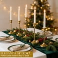 thumbnail image 6 of HIDAWN Gold Candlestick Holders Set of 9, Metal Taper Candle Holders, Home Decor Holder Set for Table, Mantel, Room Decorations Housewarming Gift Gold, 6 of 9