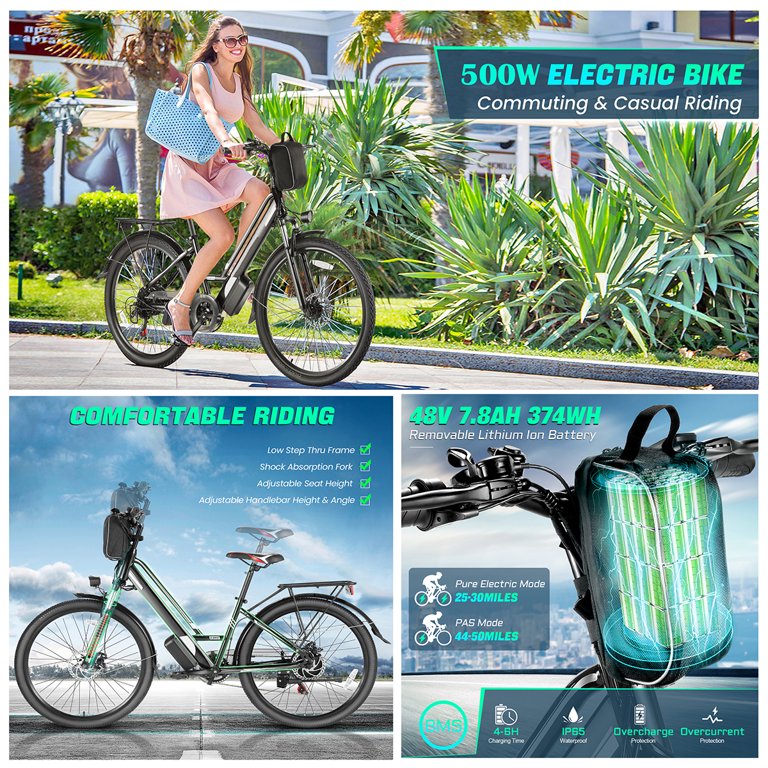 electric cycle with carrier