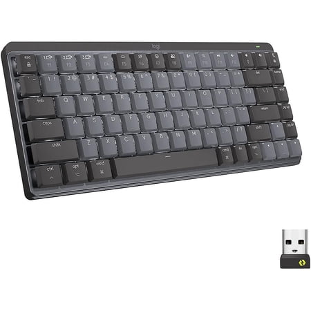 UPC: 0097855174499 | Logitech MX Mechanical Mini Wireless Illuminated Keyboard  Linear Switches  Backlit  Bluetooth  USB-C  macOS  Windows  Linux  iOS  Android  Graphite