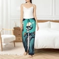 thumbnail image 4 of Balery Vintage Skull Beer Pantalones de pijama para mujer, pijamas ultraligeros, pantalones de estar por casa-Medium, 4 of 6