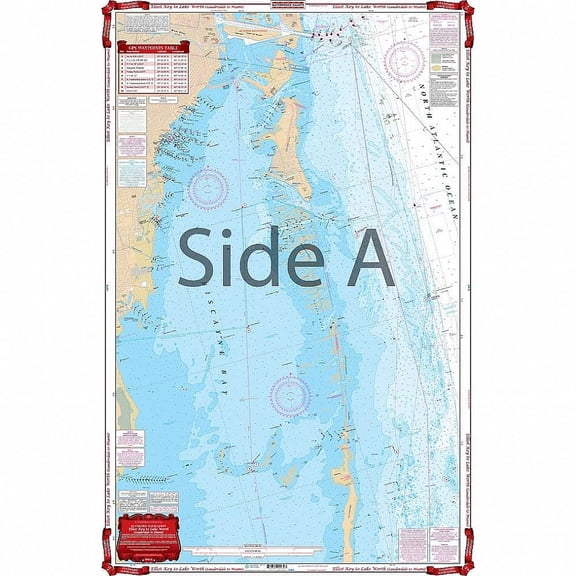 Waterproof Charts 23 Elliott Key to Lake Worth Standard Navigation Maps