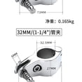 thumbnail image 3 of 2 Pcs Boat Bimini Top Fitting Hinged Jaw Slide Marine Rail Mount Hardware, 3 of 11