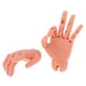 thumbnail image 2 of Modelo De Manos Articuladas Masculinas Flexibles Para Accesorios De Muñeca BJD 1/4, Color Café, 2 of 8