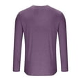thumbnail image 4 of EDFBUYKRS Womens Satin Blouse Fashion Turndown Collar Long Sleeve Front Draped Shirts Casual Business Work Shirts M, 4 of 5