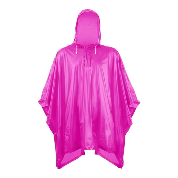 1 paquete de ponchos impermeables para adultos Impermeables reutilizables Impermeable resistente para emergencias con capucha con cordón