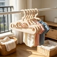 thumbnail image 4 of Pet Clothes Hangers – Wooden Design for Cats and Dogs – 22.8x12.1cm – Khaki, 4 of 6
